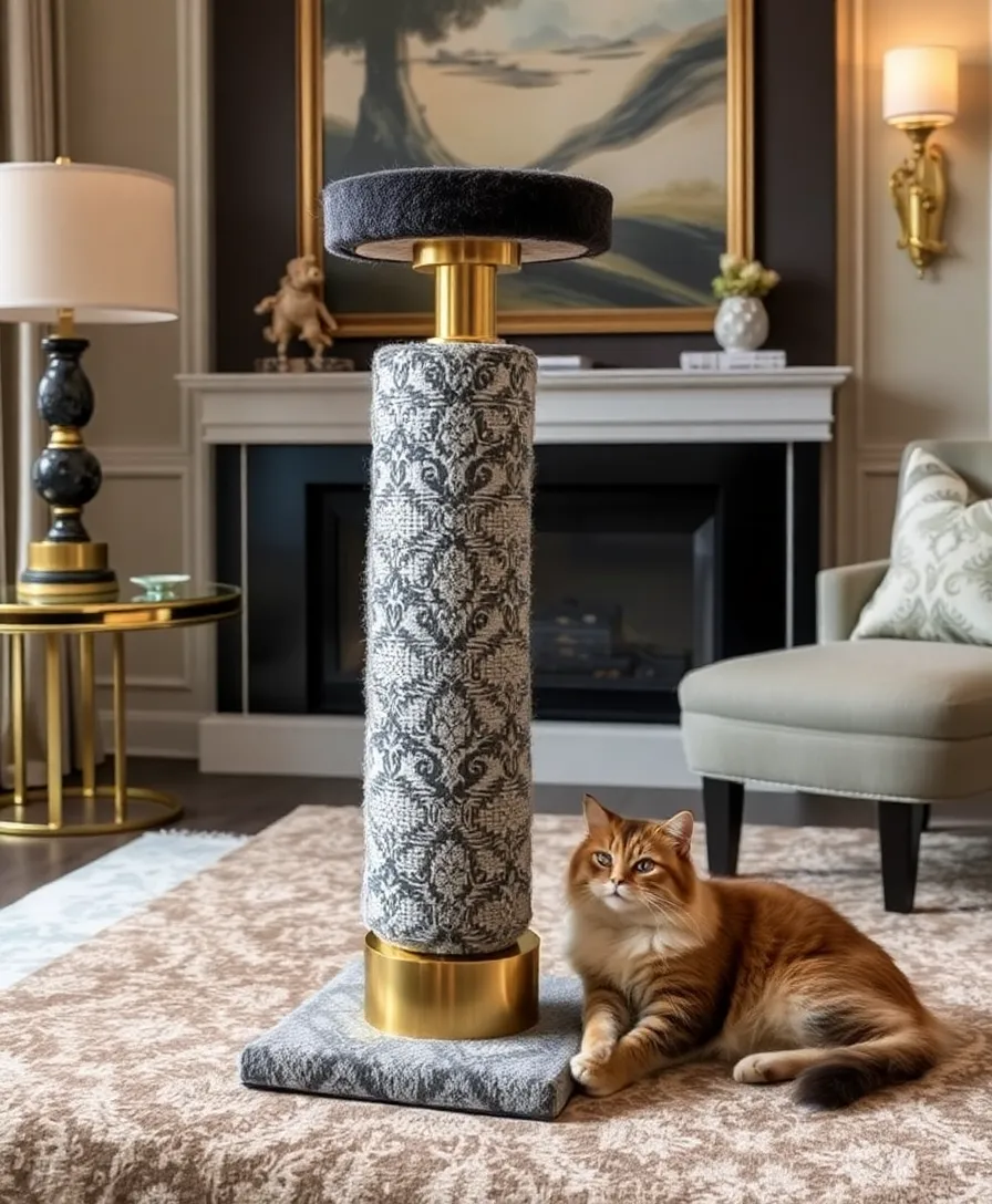 15 Stylish Cat Scratching Posts That Will Save Your Furniture (Check Out #9!) - 4. Elegant Designer Posts