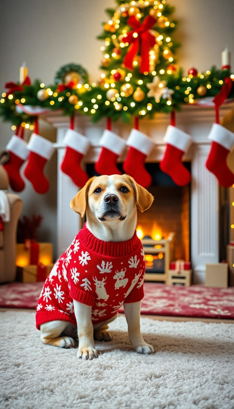 20 Adorable Dog Christmas Gifts That Will Make Your Pup's Tail Wag! (You Won't Believe #5!) - 1. Cozy Christmas Sweater