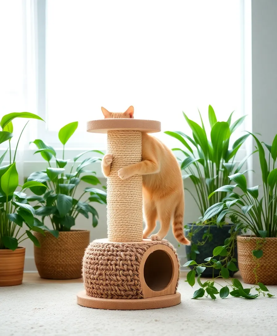 15 Stylish Cat Scratching Posts That Will Save Your Furniture (Check Out #9!) - 8. Eco-Friendly Scratching Posts