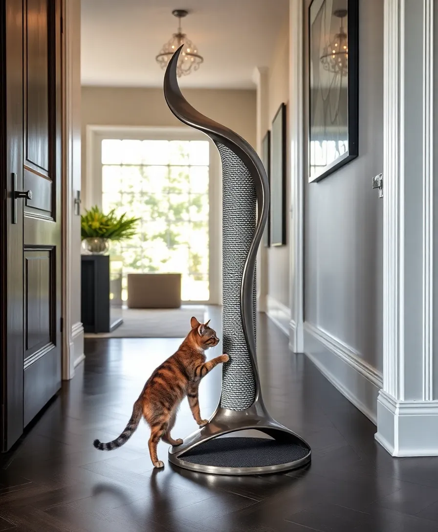 15 Stylish Cat Scratching Posts That Will Save Your Furniture (Check Out #9!) - 9. Artistic Sculptural Designs