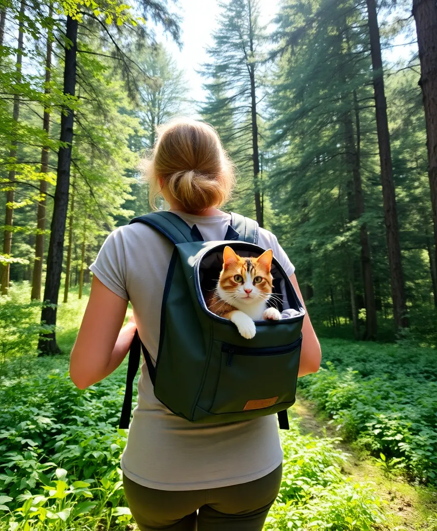 19 Cat Carriers That Make Traveling with Your Feline a Breeze (Check Out #5 for Comfort!) - 3. The Backpack Carrier