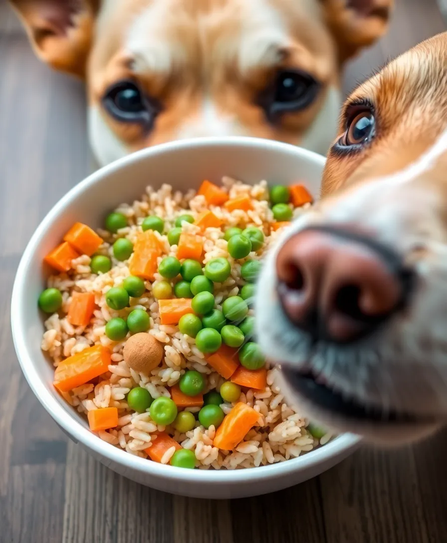 13 Nutritious Dog Food Recipes That Will Make Your Pup Jump for Joy (You Won't Believe #8!) - 6. Veggie-Packed Rice Bowl