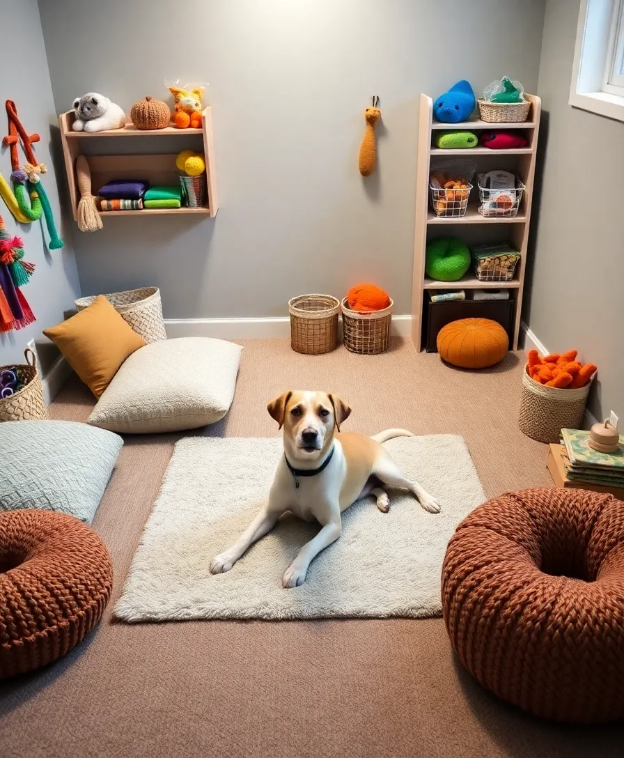 13 Winter Training Tips to Keep Your Pets Engaged Indoors (Tip #4 Is a Game-Changer!) - 11. Create a Cozy Training Space