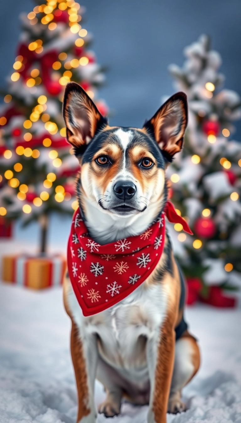 20 Adorable Dog Christmas Gifts That Will Make Your Pup's Tail Wag! (You Won't Believe #5!) - 12. Christmas Dog Bandana