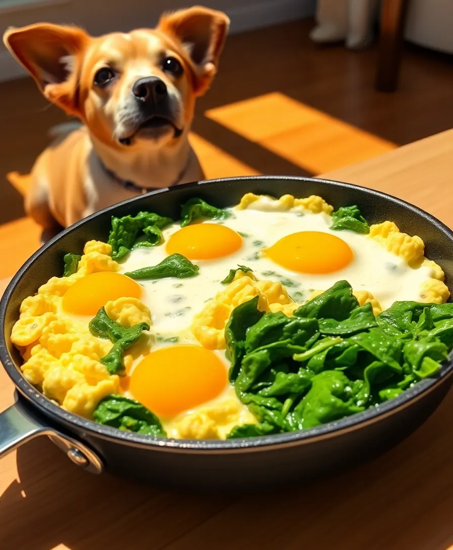 13 Nutritious Dog Food Recipes That Will Make Your Pup Jump for Joy (You Won't Believe #8!) - 9. Egg and Spinach Scramble