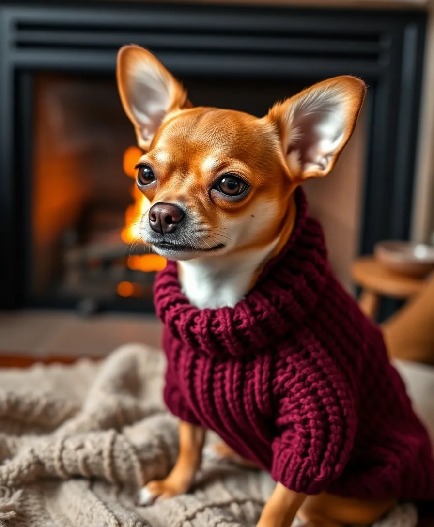 25 Adorable Dog Clothes That'll Make Your Pup the Most Stylish One in the Neighborhood! - 1. Cozy Knit Sweater