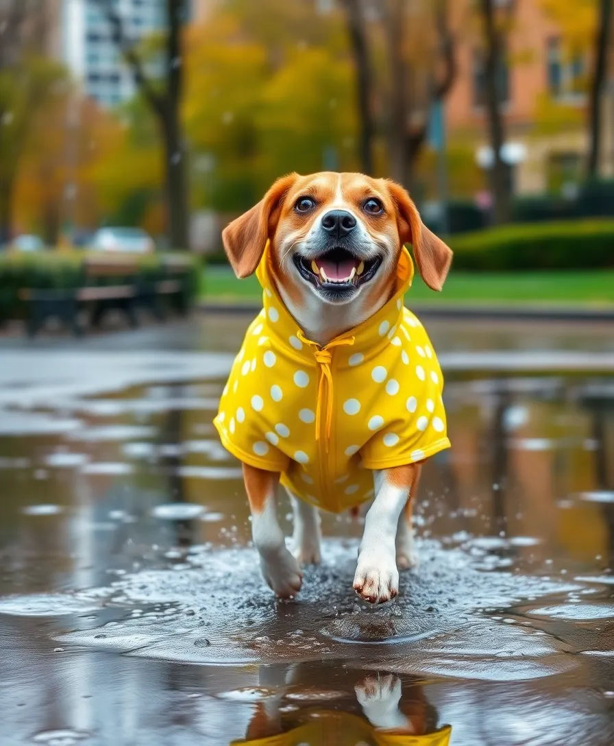 25 Adorable Dog Clothes That'll Make Your Pup the Most Stylish One in the Neighborhood! - 2. Chic Raincoat