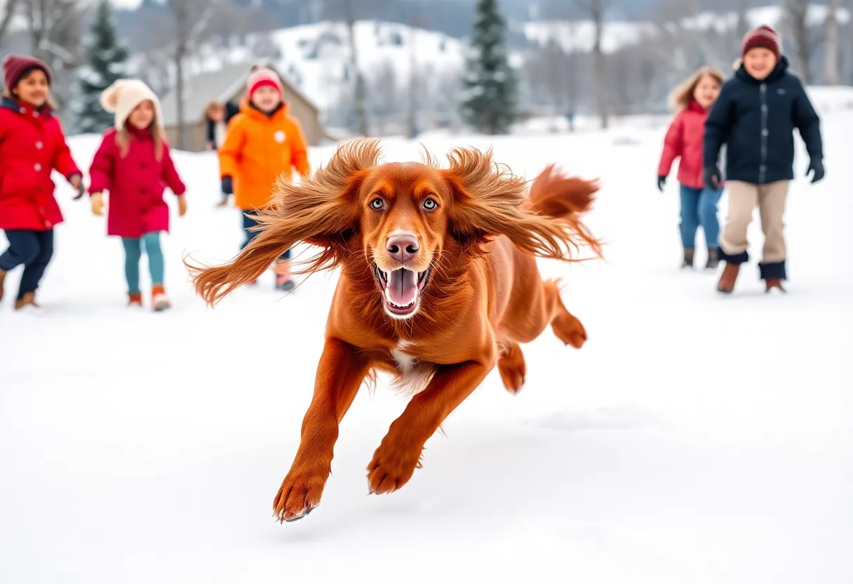 11 Winter-Friendly Dog Breeds That Are Perfect for Snowy Days! - 11. Irish Setter