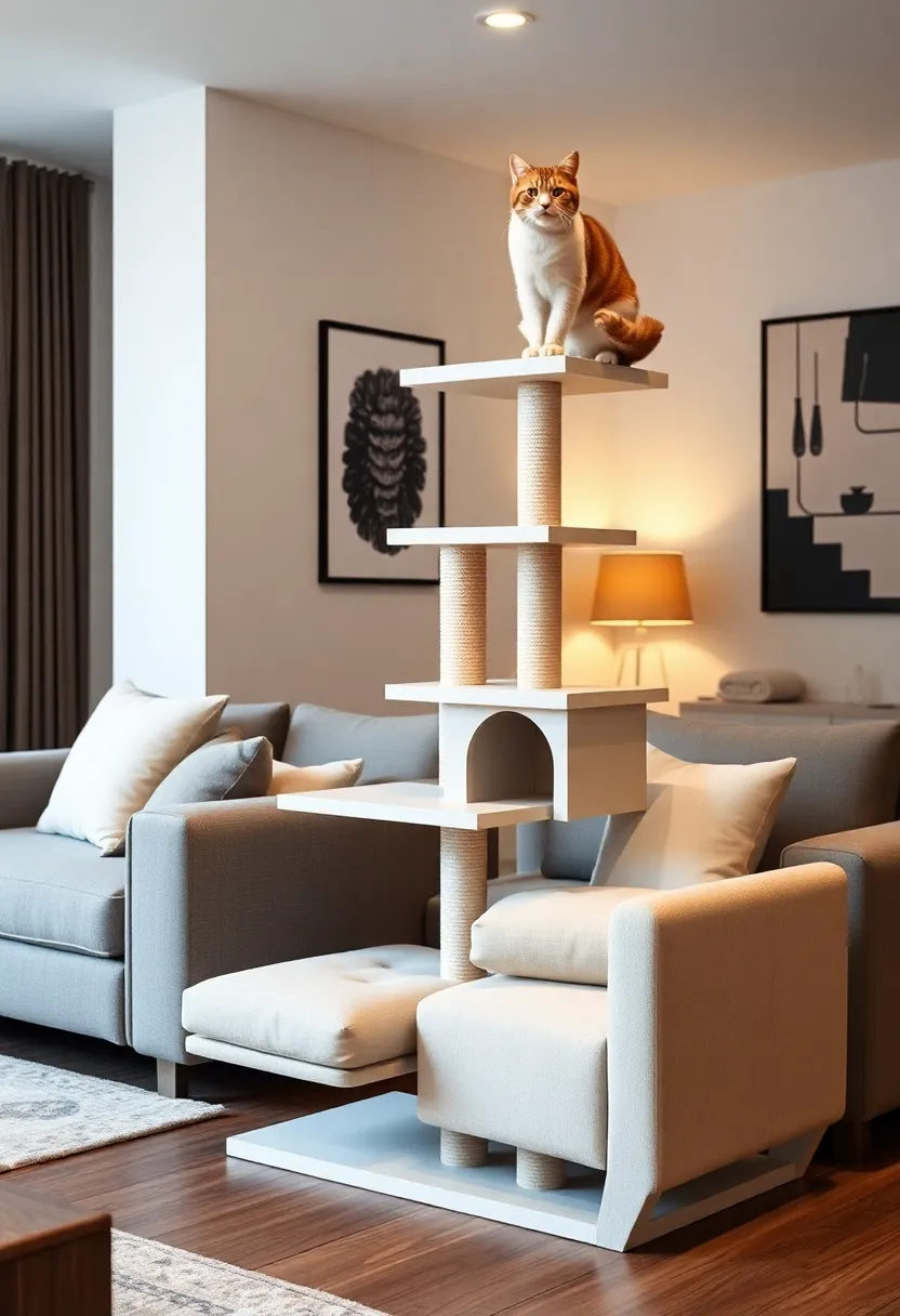 Top 10 Must-Have Cat Products for 2025: Elevate Your Feline’s Lifestyle! - 7. Stylish Cat Tree with Integrated Furniture