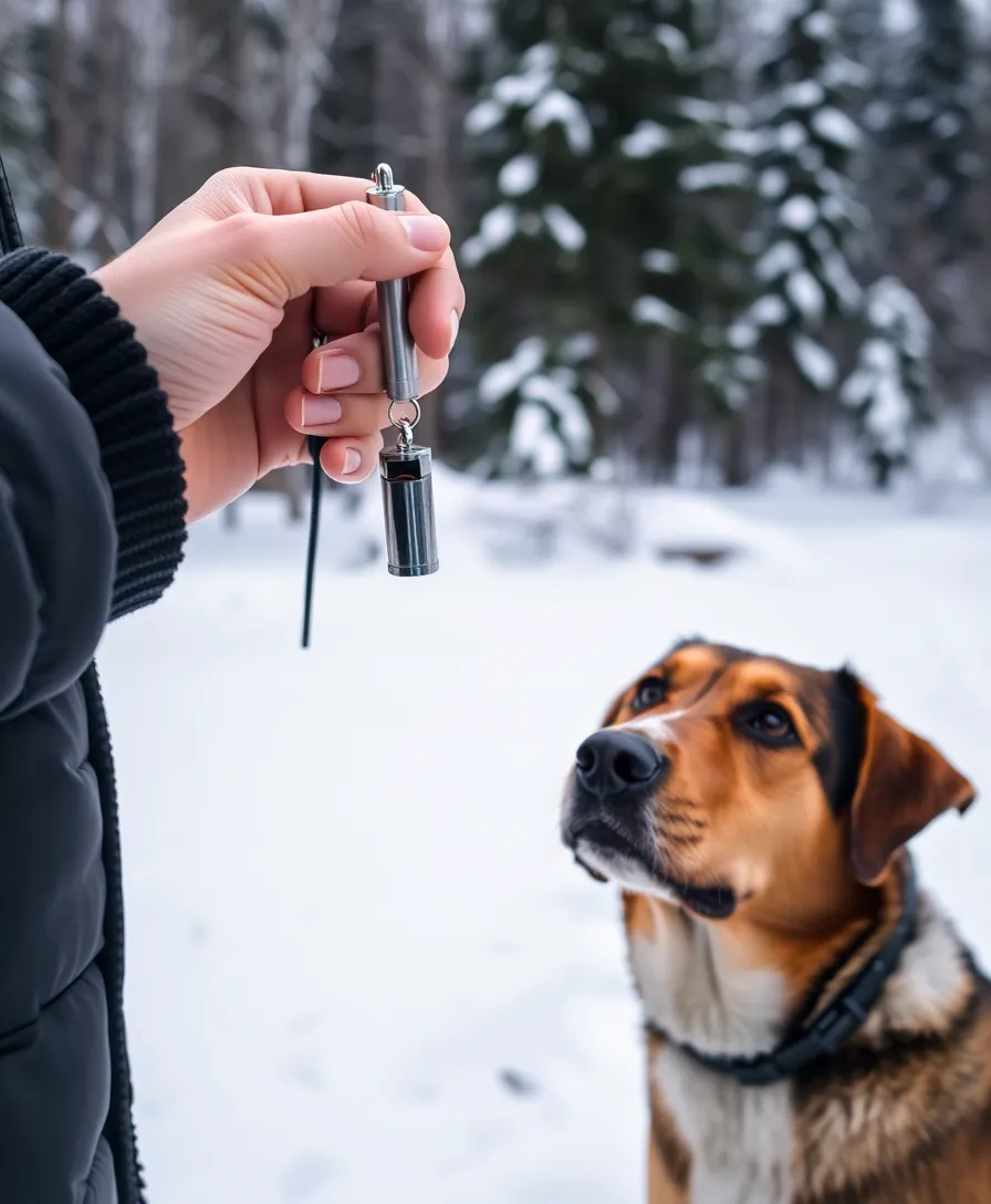 15 Must-Have Dog Hiking Gear Items for Winter Adventures (Don't Go Without #3!) - 12. Dog Whistle