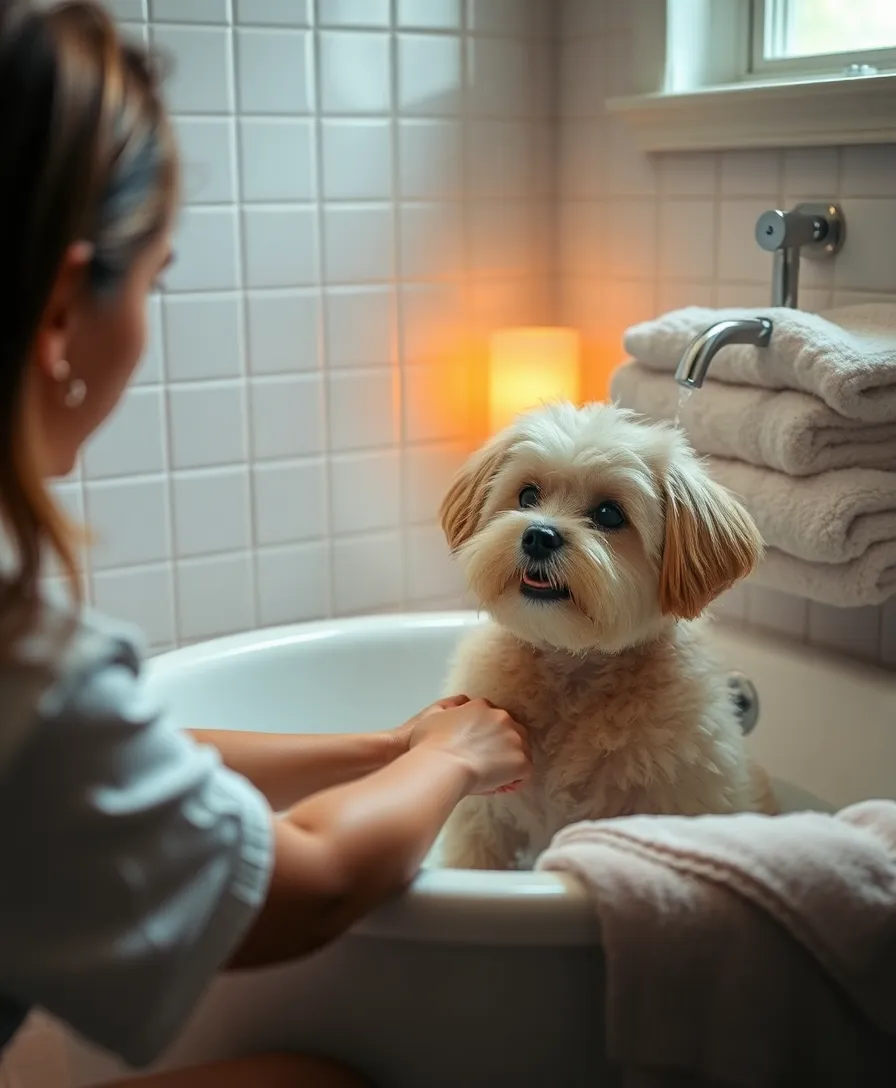 16 Solutions for Pet Anxiety That Will Soothe Your Furry Friend! - 14. Bath Time