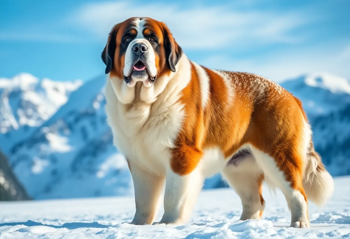 11 Winter-Friendly Dog Breeds That Are Perfect for Snowy Days! - 3. Saint Bernard