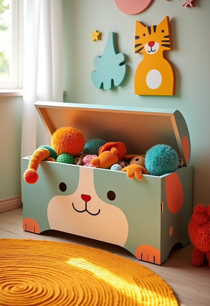 10 Stylish Pet Toy Bins That'll Elevate Your Home Decor (And Hide the Mess!) - 6. Fun and Functional Toy Chests