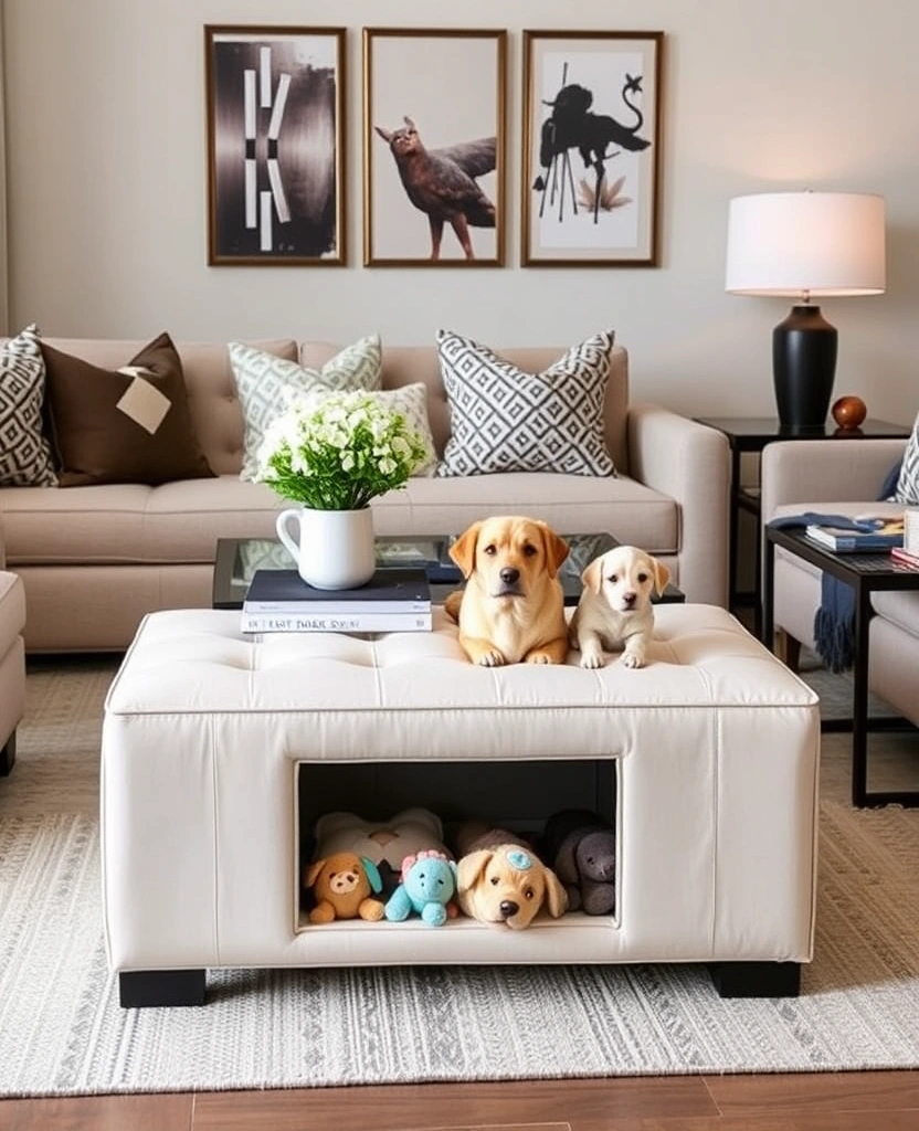 10 Stylish Pet Toy Bins That'll Elevate Your Home Decor (And Hide the Mess!) - 7. Multi-Purpose Storage Solutions