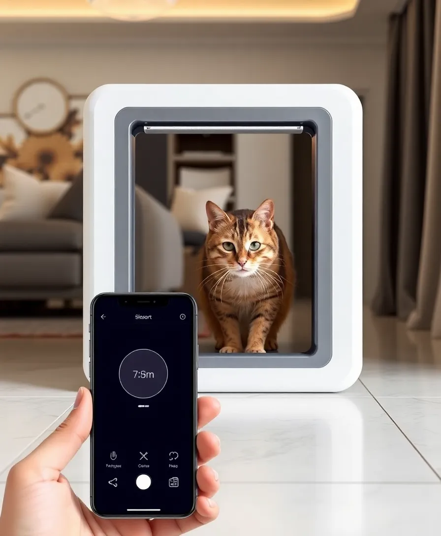 Top 10 Must-Have Cat Products for 2025: Elevate Your Feline’s Lifestyle! - 10. Smart Cat Door with App Control