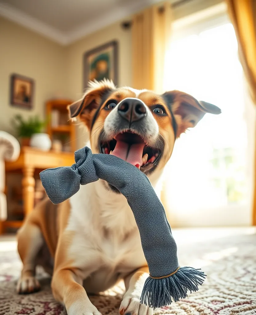 14 Eco-Friendly Dog Toys You Can Make at Home (Save the Planet with #6!) - 4. Upcycled Denim Toy