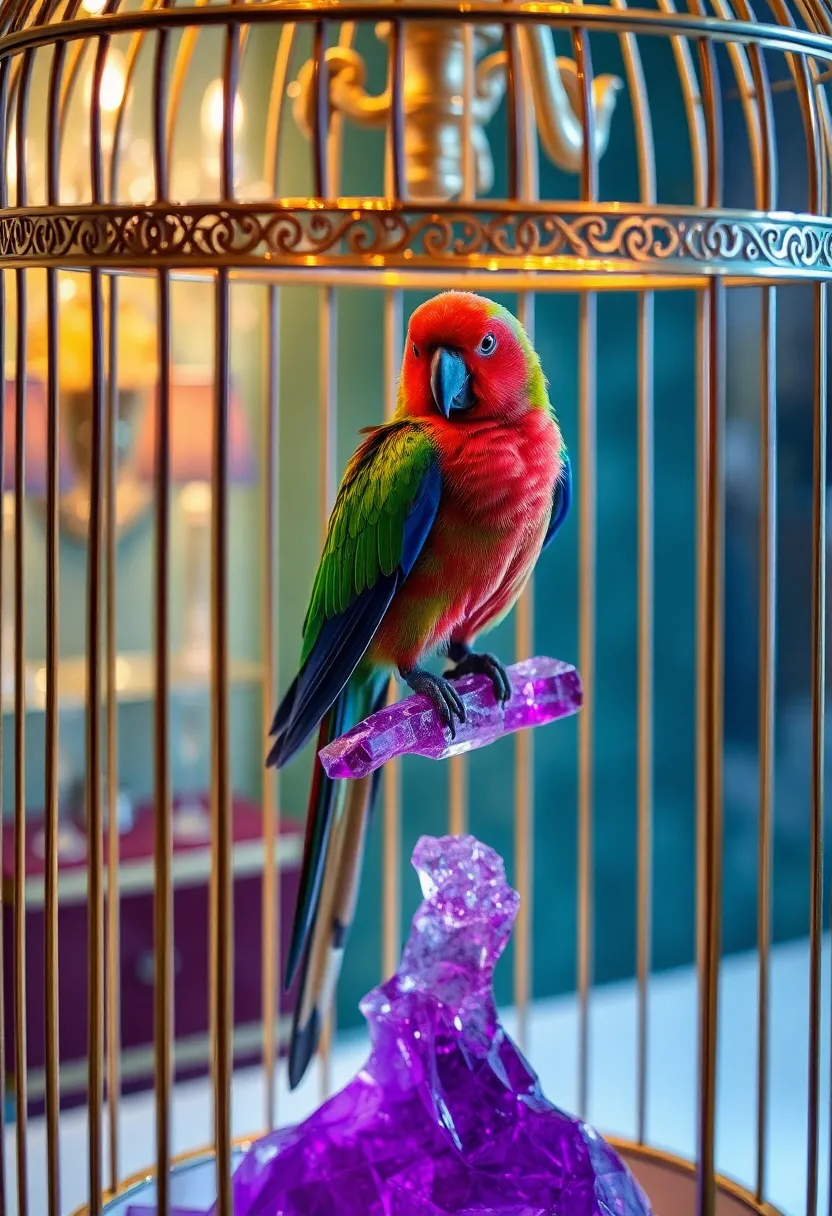 13 Unique Bird Perches That Your Feathered Friend Will Adore (You Can't Miss #4!) - 11. Gemstone Perch