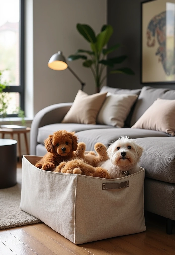 10 Stylish Pet Toy Bins That'll Elevate Your Home Decor (And Hide the Mess!) - 10. Elegant Display Bins