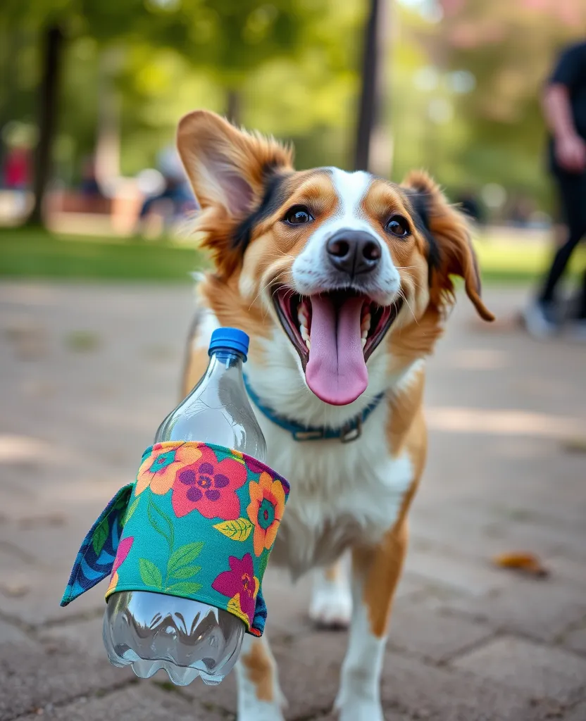 14 Eco-Friendly Dog Toys You Can Make at Home (Save the Planet with #6!) - 6. Rubber Bottle Toy (Save the Planet with #6!)