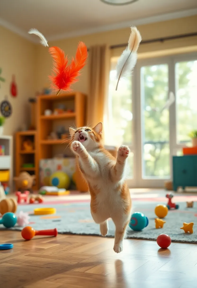 Keep Your Cat Fit: 7 Active Toys of 2025 That Will Get Them Moving! - 2. Interactive Feather Teasers