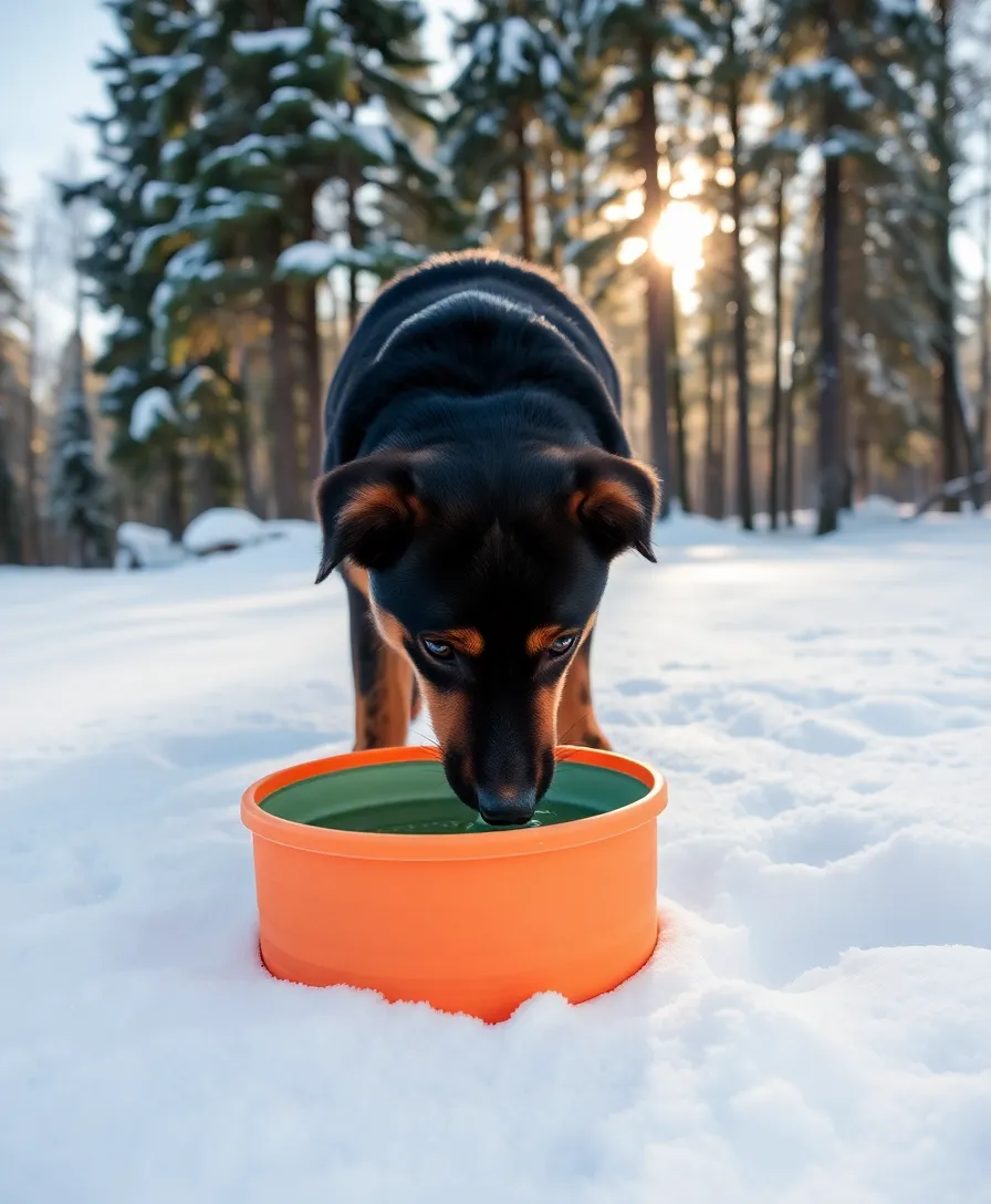 15 Must-Have Dog Hiking Gear Items for Winter Adventures (Don't Go Without #3!) - 4. Portable Water Bowl