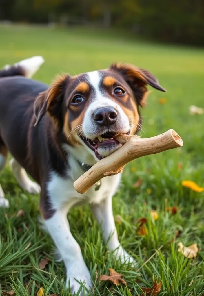 14 Eco-Friendly Dog Toys You Can Make at Home (Save the Planet with #6!) - 5. Natural Wood Chew Stick